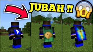 CARA PAKAI JUBAH DI MCPE 128   PATCHED ALiAS GAK WORK [upl. by Ailecra]