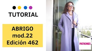 Tutorial Patrones 462 Abrigo Mirto [upl. by Norty202]