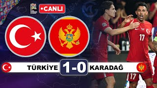 Türkiye 10 Karadağ  Uluslar Ligi Canlı Yayın [upl. by Duvall]