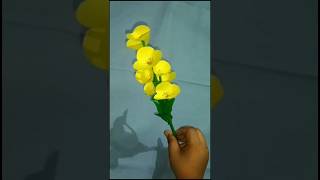 Easy Craft Paper Flower Making Craft Shorts YouTube Shorts [upl. by Eseilenna]