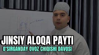 JINSIY ALOQADA O’SIRGANDAY OVOZ CHIQISHI [upl. by Einatsed181]