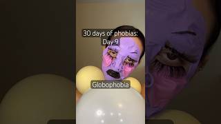 Globophobia The fear of balloons 🎈phobias halloweenmask mua foryou balloons beautyblogger [upl. by Rosette]