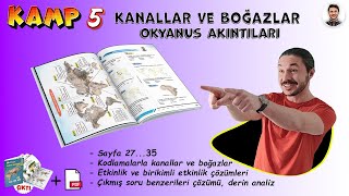 🌎Dünya KANALLAR VE BOĞAZLAR  OKYANUS AKINTILARI Harita Bilgisi Çalışması 🚀KODLAMALARLA 📌KAMP5 [upl. by Suirtimed]