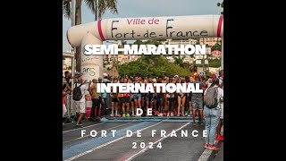 Semi marathon de Fort de France 2024 [upl. by Sldney]