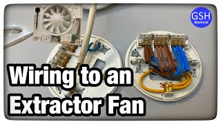 How to Wire an Extractor Fan or a Second Light From a Ceiling Rose and Pendant [upl. by Rasecoiluj93]