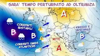 METEO NON SMETTE DI PIOVERE SULLITALIA ALTRE PERTURBAZIONI IN VISTA E CLIMA PIU FRESCO ANALISI [upl. by Eramat459]