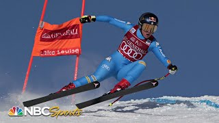 Goggia DOMINATES Lake Louise downhill Johnson 2nd  NBC Sports [upl. by Anawt255]