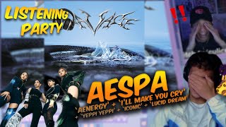 AESPA 에스파 SAVAGE ALBUM REACTION  AENERGY ILL MAKE YOU CRY YEPPI YEPPI ICONIC LUCID DREAM [upl. by Teerprug]