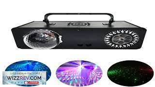 RGB Disco Lamp DMX Stage Strobe Light Dj Led Laser Light Scanner Review [upl. by Halden757]