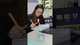 this wick just doesn’t work study studying studytime studywithme candles candle [upl. by Behah]