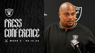 Coach Pierce and Gardner Minshew Postgame Presser  91524  Week 2 vs Ravens  NFL [upl. by Armahs]