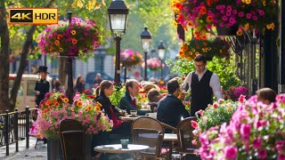 Paris France a Summer Walking Tour in 4K HDR  2024 Paris Walk [upl. by Burg]