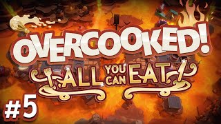 Overcooked All You Can Eat  5  LAVA TROUBLES 4Player Gameplay [upl. by Cyrille]