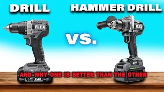 Regular Drill vs Hammer Drill and why you should buy one over the other [upl. by Remoh]