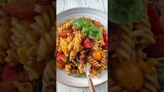 Sun Dried Tomato Pesto Pasta Salad [upl. by Ardnaxila]