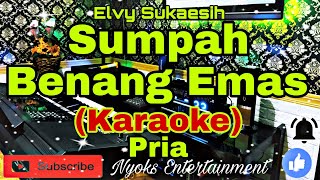 SUMPAH BENANG EMAS  Elvy Sukaesih KARAOKE Dangdut  Nada Pria  CIS minor [upl. by Woody637]