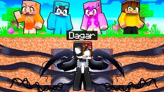 6 CAZADORES vs VENOM en Minecraft [upl. by Marrin]