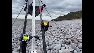 Fishing AT Bossington 161023  Plenty of action on the Bristol Channel coast in Somerset [upl. by Assennej]