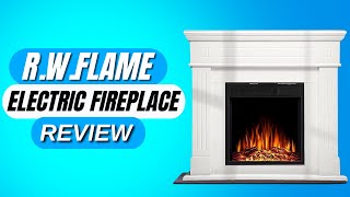 R W FLAME Electric Fireplace Review [upl. by Javler908]