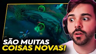 AS NOVAS MECÂNICAS do LOL MINERVA REAGE e COMENTA [upl. by Nedyrb]