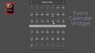 📅 Create Your Own Event Calendar Widget  HTML CSS JavaScript Tutorial indiamoon [upl. by Channing293]