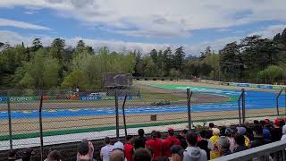 2022 Imola F1 GP  FP2 from Acque Minerali  General Admission Prato [upl. by Aiyt]