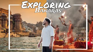 EXPLORING BEAUTIFUL CITY OF VARANASI 🇮🇳  DIFFERENT EXPERIENCE DIFFERENT FOOD  INDIA TOUR VLOG 2 [upl. by Mills]