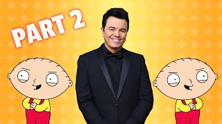 Seth MacFarlane doing Stewie Griffins Voice In Person PART 2  Family Guy [upl. by Muldon]