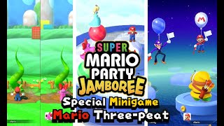 Super Mario Party Jamboree  Special Minigame  Mario Threepeat [upl. by Jeannine990]