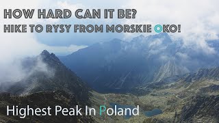 The highest peak in Poland  Rysy summit hike [upl. by Bittencourt]