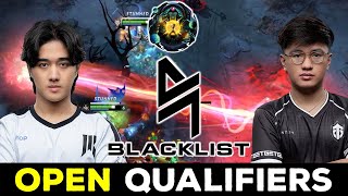 BLACKLIST NEW ROSTERS DEBUT  ABED amp GABBI IN OPEN QUALS ESL ONE KUALA LUMPUR 2023 DOTA 2 [upl. by Oona606]