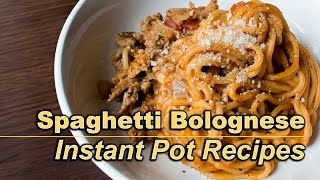 Instant Pot Spaghetti Bolognese [upl. by Annaoi80]