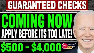 APPLY NOW Guaranteed 4000 STIMULUS CHECKS Watch Now 4th Stimulus 2024 Checks Update [upl. by Hanschen]