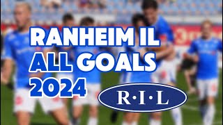 Ranheim IL alle 57 Mål i 2024💙🤍 [upl. by Sedberry]