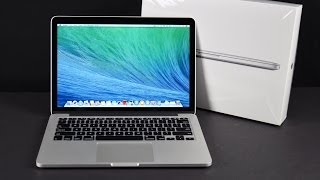 Apple MacBook Pro 13inch with Retina Display Late 2013 Unboxing Demo amp Benchmarks [upl. by Vokaay]