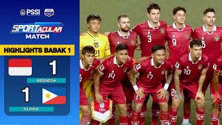 HIGHLIGHTS INDONESIA VS FILIPINA  LEG 1 KUALIFIKASI PIALA DUNIA 2026 [upl. by Benjamin278]