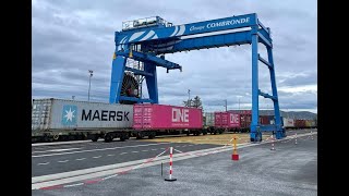 Un nouveau port sec multimodal pour Combronde à ClermontFerrand [upl. by Wheeler]