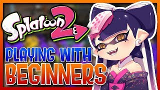 SPLATOON 2  PLAYING WITH BEGINNERS 2 Funny Moments [upl. by Enyluqcaj]