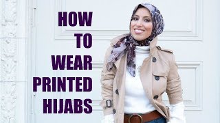 How to Wear Printed Hijabs [upl. by Vizzone561]