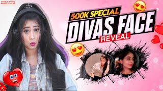 500k Special The Divas Guild Girls Face Reveal  Facecam video  FreeFire [upl. by Pokorny]