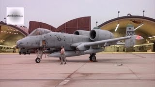 Four A10 Warthogs Last Launchs Before Retirement  Osan Air Base Korea [upl. by Inasah416]