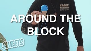 How to do AROUND THE BLOCK  Kendama Trick Tutorial  Sweets Kendamas [upl. by Berget]