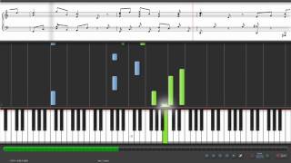 蒲公英的约定  周杰伦 Synthesia Piano [upl. by Sitto]