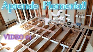 APRENDE PLOMERÍA  MASTER BATHROOM  VIDEO 1 [upl. by Ariajay290]