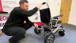 LITHTECH SMART CHAIR X XL a very capable folding electric wheelchair with a wide seat [upl. by Dutchman]