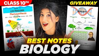 Best Science Notes for CLASS 10 Boards 2025🔥 1 Chapter  4 Pages😎 GIVEAWAY🎉 [upl. by Siurad]