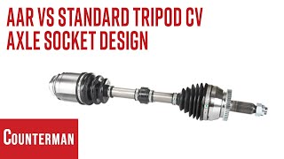 AAR vs Standard Tripod CV Axle Socket Design [upl. by Sikleb]