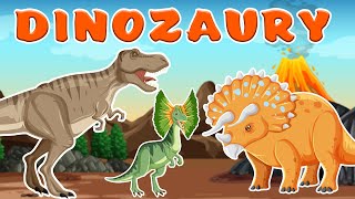 Dinozaury dla dzieci  Poznajemy dinozaury  Bajka edukacyjna dla dzieci  Trex  Kidsolandia TV [upl. by Kenti255]