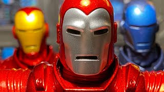 Mezcotoyz Iron Man Silver Centurion One12 Collective Action Figure Review MezcoToyzLLC [upl. by Ahsyad]