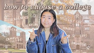 how to choose the best college for you research match your personality type avoid regrets more [upl. by Brooke526]